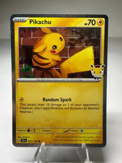 Pikachu 051/162 Stamped 2026 Pokemon Day 30th Anniversary Promo - Image 1