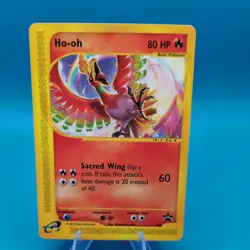 Pokemon Ho-oh 52/53 Black Star Promo 1 OWNER!! Absolutely stunning. - Image 1
