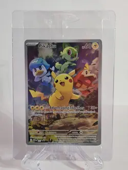 Pokemon Scarlet & Violet Promo Pikachu #027 Sealed - Image 1