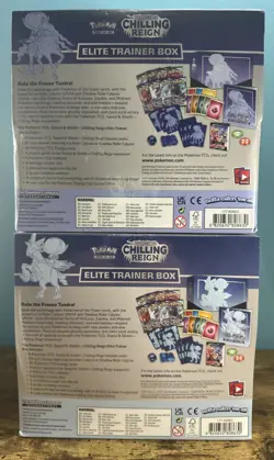 Pokemon Sword & Shield Elite Trainer Box (Set of 2) Chilling Reign New Sealed - Image 3