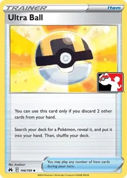 1x Ultra Ball (#146/159) - Holofoil NM Eng Pokemon - Prize Pack Series - Image 1