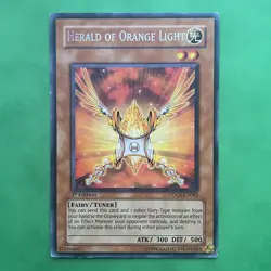 Yu-Gi-Oh! Herald of Orange Light TDGS-EN082 Rare 1st Edition LP - Image 1