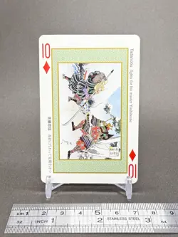 54 masterpieces SAMURAI Classic Warrior & Battle Playing Cards Japan Diamond 10 - Image 2