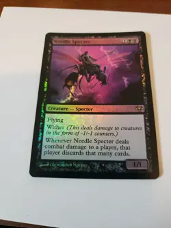 1x MTG FOIL Needle Specter – Eventide Card # 39 NM x1 - Image 1
