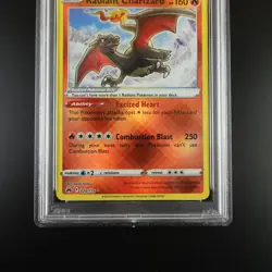 PSA 9 Radiant Charizard 020/159 Crown Zenith Holo Graded Pokemon Card - Image 3