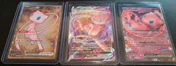 Pokemon Mew Lot: Mew EX 205/165 (Metal)/Mew VMAX 114/264/Mew EX 151/165 - Image 1