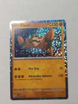Pokemon Klawf McDonald's 2023 Match Battle 011/015 Holo Promo Pack Fresh - Image 1