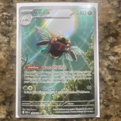 Ninjask Full Art IR 137/132 Me01: Mega Evolution Holo POKEMON NEAR MINT - Image 1