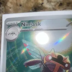 Ninjask Full Art IR 137/132 Me01: Mega Evolution Holo POKEMON NEAR MINT - Image 5