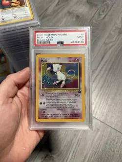 Pokemon 2000 Promo Mew Holo #9 Black Star PSA 9 - Image 1