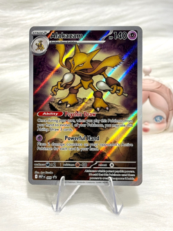 Pokemon Mega Evolutions: Alakazam #9 ETB Black Star Promo Raw NM - Image 1