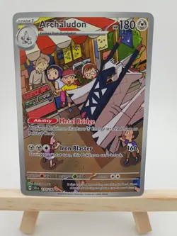 Archaludon 155/142 Stellar Crown Scarlet & Violet Illustration Rare Pokemon TCG - Image 1