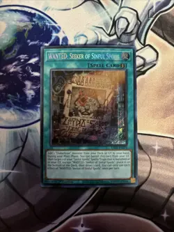 (RA03) Yu-Gi-Oh! WANTED: Seeker of Sinful Spoils RA03-EN074 Secret Rare | NM - Image 1