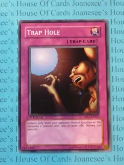 Trap Hole 5DS1-EN036 Yu-Gi-Oh Card 1st Edition New - Image 3