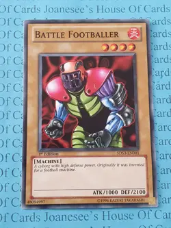 Battle Footballer 5DS3-EN001 Yu-Gi-Oh Card 1st Edition New - Image 1