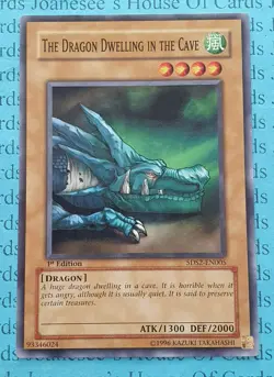 The Dragon Dwelling in the Cave 5DS2-EN005 Yu-Gi-Oh Card 1st Edition New - Image 1