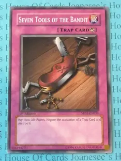Seven Tools of the Bandit 5DS1-EN039 Yu-Gi-Oh Card 1st Edition New - Image 1