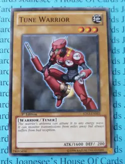 Tune Warrior 5DS3-EN003 Yu-Gi-Oh Card 1st Edition New - Image 1