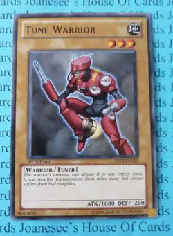 Tune Warrior 5DS3-EN003 Yu-Gi-Oh Card 1st Edition New - Image 3