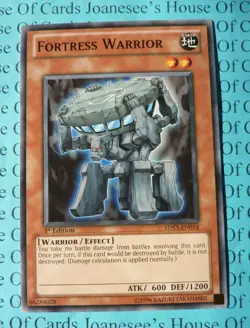 Fortress Warrior 5DS3-EN014 Yu-Gi-Oh Card 1st Edition New - Image 1
