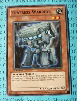 Fortress Warrior 5DS3-EN014 Yu-Gi-Oh Card 1st Edition New - Image 3