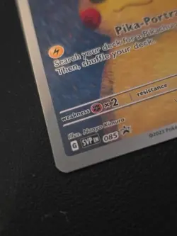 Pikachu With Grey Felt Hat Van Gogh Promo Pokemon Card 085 SVP NM+ - Image 4