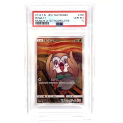PSA 10 Rowlet Munch A Retrospective 290/SM-P Pokemon Card Japanese 2018 Promo #3 - Image 1
