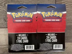 Pokemon Trading Cards Pack - 24 Cards + 1 Foil (2 packs Included W/Purchase) - Image 2