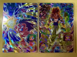 Dragon Ball Heroes ABS-07 & ABS-20 Holographic Cards 2 Card Set - Image 1