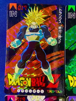 Dragon Ball Z Vintage Prism Cards Lot 4 | Tele-denwa Bandai Japan - Image 3