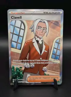 Pokemon Card Clavell Scarlet & Violet - Paldea Evolved 249/193 Holo Ultra Rare - Image 1