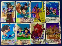Dragon Ball Heroes DA Cards Lot 8 | Goku Vegeta Buu GT Z Anime Art Japan - Image 1