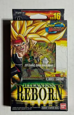 Bandai Dragon Ball Super Card Game Darkness Reborn Reboot Starter Deck SD16 New - Image 1