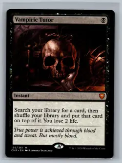 Magic The Gathering Commander Legends Vampiric Tutor #156/361 MTG TCG CCG - Image 1