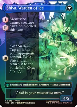Jill, Shiva's Dominant FOIL BORDERLESS - 0378 - Rare - Final Fantasy FIN MTG - Image 2