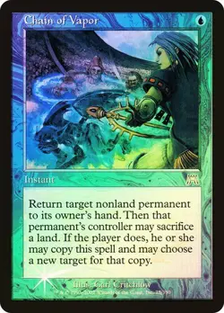 Onslaught MTG FOIL Chain of Vapor Magic - Image 1