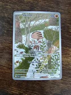 Swinub 165/159 Holo Illustration Rare IR Journey Together Pokemon Card MINT - Image 2