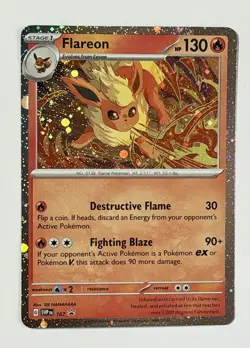 Pokemon TCG - Flareon - SVP 167 - 2025 S&V: Black Star Promo - Cosmo Holo - Image 2