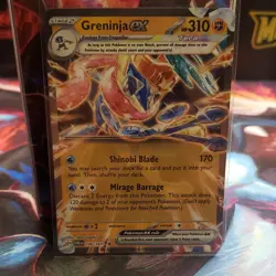 Pokemon TCG Twilight Masquerade Greninja ex 106/167 Double Rare Holo Tera HP310 - Image 1