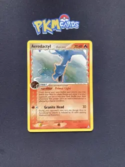 Pokemon TCG Aerodactyl Holon Phantoms 35/110 Regular Rare LP. - Image 1