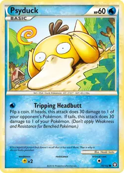 Psyduck 74/102 HS Triumphant Common MINT! Pokemon - Image 1