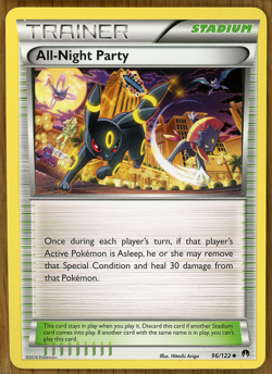 All-Night Party - 96/122 ~ XY - BREAKpoint ~ Near Mint!! - Image 1