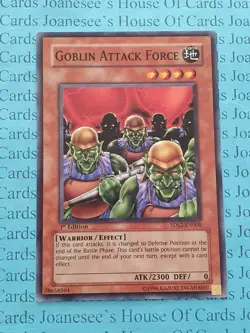 Goblin Attack Force 5DS2-EN008 Yu-Gi-Oh Card 1st Edition New - Image 3