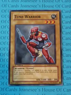 Tune Warrior 5DS1-EN001 Yu-Gi-Oh Card 1st Edition New - Image 3