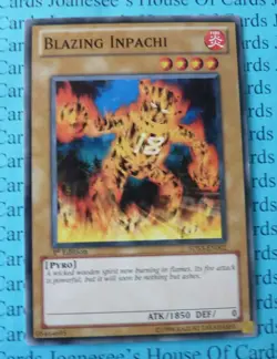 Blazing Inpachi 5DS3-EN002 Yu-Gi-Oh Card 1st Edition New - Image 1