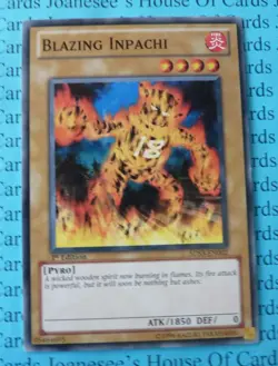 Blazing Inpachi 5DS3-EN002 Yu-Gi-Oh Card 1st Edition New - Image 3
