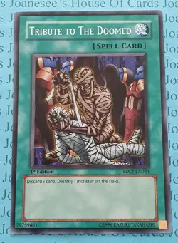 Tribute to The Doomed 5DS2-EN024 Yu-Gi-Oh Card 1st Edition New - Image 1