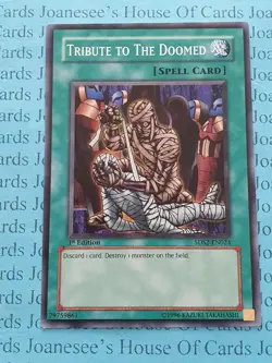 Tribute to The Doomed 5DS2-EN024 Yu-Gi-Oh Card 1st Edition New - Image 3