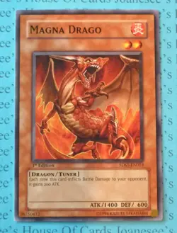 Magna Drago 5DS1-EN013 Yu-Gi-Oh Card 1st Edition New - Image 1