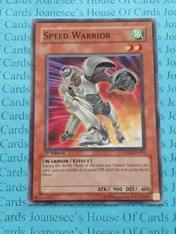 Speed Warrior 5DS2-EN015 Yu-Gi-Oh Card 1st Edition New - Image 3